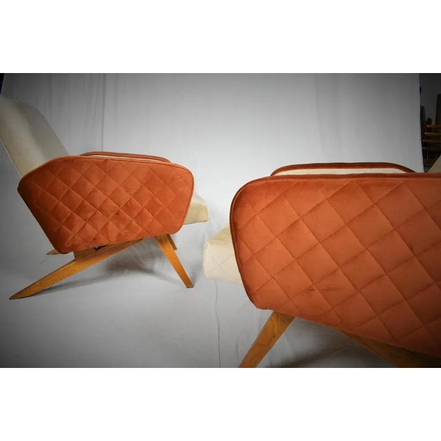 Mid-Century Modern Set of Mid-Century Italian Armchairs, 1965 For Sale - Image 3 of 13
