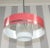 Vintage Ceiling Light in Red/Chrome Ice Glass, 1970s For Sale - Image 10 of 10