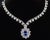 GIA certified natural 18K solid gold 26.89CTS diamond and tanzanite investment grade necklace. This is a custom made top...