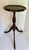 Vintage English Embossed Leather Tripod Wine Drinks Table For Sale - Image 4 of 9