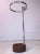 1950s Modernist Steel and Round Wood Base Umbrella Stand For Sale - Image 5 of 11