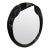 Hollywood Regency Black Lacquer Mirror Made in Italy C. 1970/80’s For Sale