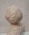 Italian Artist, Large Art Deco Carved Bust of Woman, 1920s-1940s, Alabaster For Sale - Image 17 of 18
