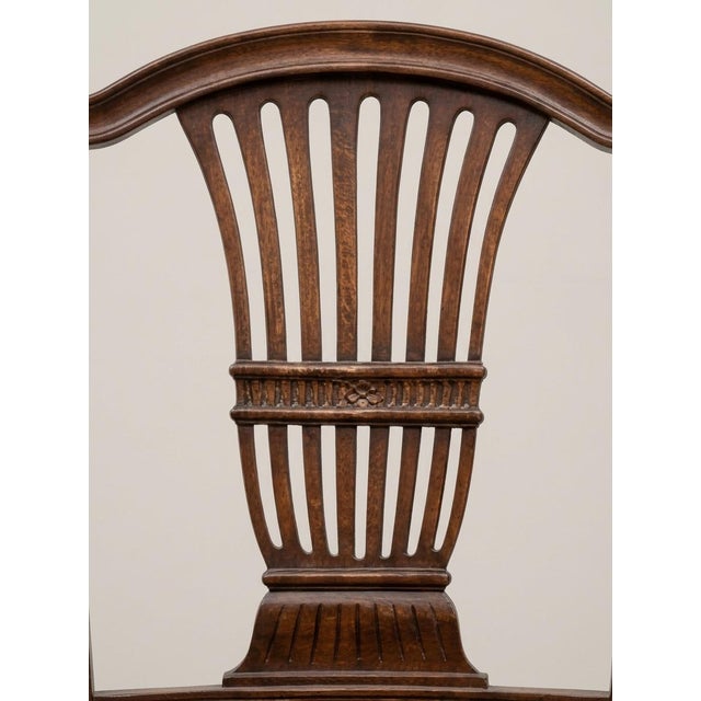 French Late 18th Century Louis XVI Period Hot Air Balloon Set of Five Side Chairs For Sale - Image 3 of 6