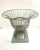 Victorian Vintage Victorian-Style Wire Garden Urn Planter With Pedestal Base For Sale - Image 3 of 8