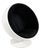 Space Age Egg Pod Chair with Sculptural Pedestal Base, 1960s For Sale