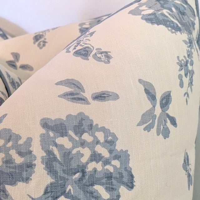 Not Yet Made - Made To Order Jasper Tree of Life Pale Blue Pillows - Double Sided Pair For Sale - Image 5 of 7