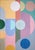 2026, Art Deco Diagrams Painting, Vivid Tones Geometric Shapes Diptych, Acrylic Paint on Watercolor Paper by Natalia Roman For Sale In Miami - Image 6 of 10