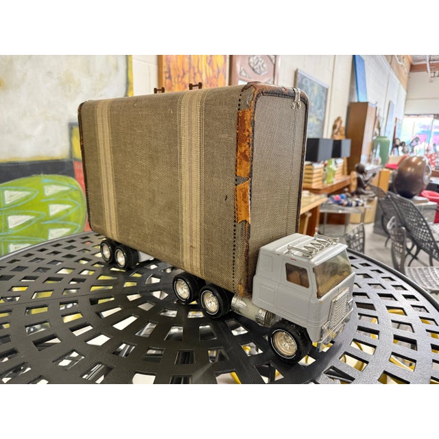Textile Whimsical Truck Suitcase Sculpture 2005 by Bruce Houston For Sale - Image 7 of 12