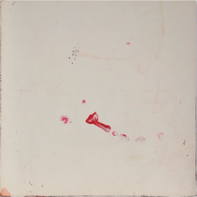 Red Black and Grey Abstract Expressionist in Acrylic and Pastel on Paper by Ricardo De Silva For Sale In Monterey, CA - Image 6 of 6