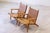 Wood CH-27 Chairs by Hans J. Wegner for Carl Hansen & Søn, 1950s, Set of 2 For Sale - Image 7 of 18