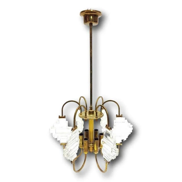 6-Light Chandelier by Stilkronen, 1960s For Sale - Image 9 of 9