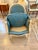 1940s French Louis XVI Style Painted Bergere Armchair For Sale - Image 9 of 11