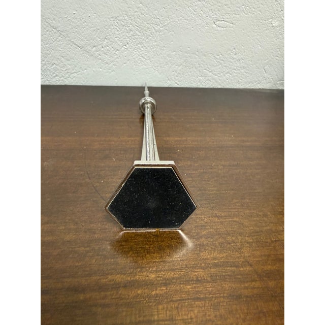 Cn Tower Silver Metal Souvenir 11" Canada Toronto Statue Architecture Figurine For Sale - Image 4 of 4