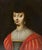 Black Pr. 17th C. European Pendant Portraits, Gustavus Adolphus & Maria Eleonora For Sale - Image 8 of 12