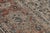 Antique Mahal Geometric Cream Pink Res and Blue Wool Paisley Rug For Sale In New York - Image 6 of 10