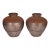 Pair of Riveted Iron Floor Vases For Sale