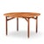 Brown Jens Risom Mid Century Walnut Round Expanding Dining Table With 3 Leaves For Sale - Image 8 of 16