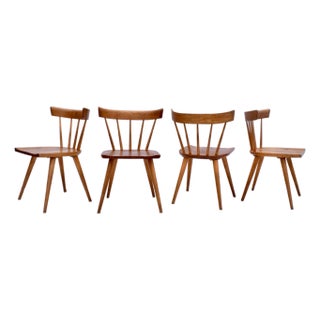 Paul McCobb Planner Group Mid-Century Modern Spindle Back Dining Chairs, 4/Set For Sale