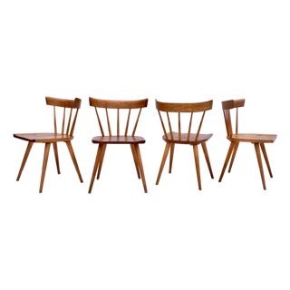 Paul McCobb Planner Group Mid-Century Modern Spindle Back Dining Chairs, Set of 4 For Sale