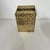 French Country 1970s Hollywood Regency Style Basketweave Tissue Box Cover For Sale - Image 3 of 6