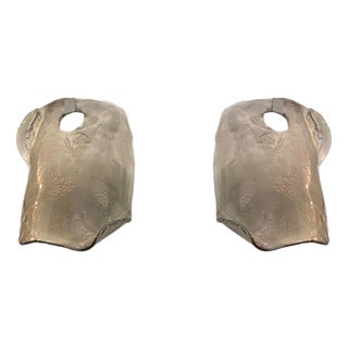 Vintage Wall Sconces in Murano Glass, 1980s, Set of 2 For Sale