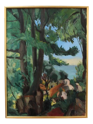 Corsican Chestnut Trees by Charles Kvapil, 1933