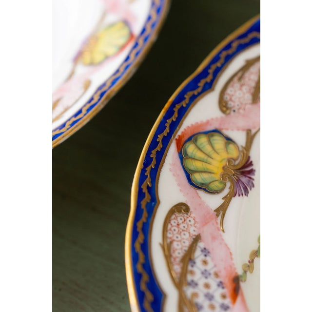Pair of 18th Century French Sèvres Hand Painted Bowls For Sale - Image 10 of 13