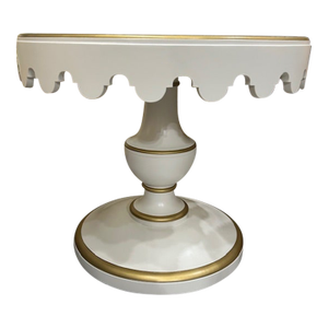 Kindel Dorothy Draper Scalloped Lamp Table
