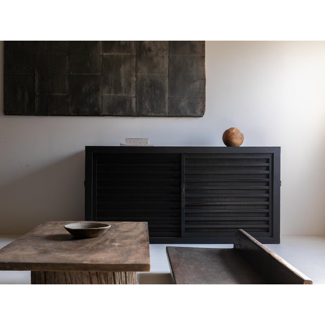 This exceptional Japanese mizuya tansu dates to the Meiji period, circa 1860s to 1900s, and is crafted from solid cedar...