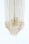 Gold Large Italian Cascading Glass Chandelier, 1960s For Sale - Image 8 of 9