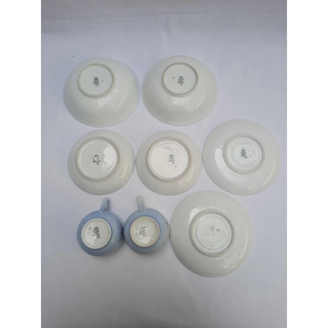 Vintage Bing and Grondahl Cornflower Tea Set- 8 Pieces For Sale - Image 9 of 10