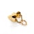 Metal Vintage 14k Baby Shoes Charm For Sale - Image 7 of 14