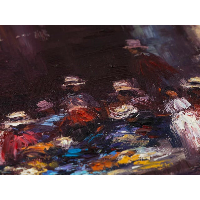 Nelly Binaghi, Seamstresses in Argentina, Oil on Canvas, Framed, Set of 2 For Sale - Image 6 of 14