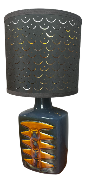 Vintage Danish Ceramic Table Lamp by Einar Johansen for Søholm, 1960s
