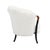 Contemporary White Faux Fur Arm Chair For Sale - Image 3 of 7
