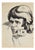 Alberts Goltjakovs, A Woman's Portrait, 1960s, Mixed Media For Sale