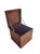 1990s Vintage Pencil Reed Gabriella Crespo Style British Colonial Storage Cube Side Table For Sale - Image 5 of 7