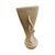 1952 Roseville Mayfair 1004-9 Sculptural Art Pottery Vase in Warm Taupe Glaze For Sale In West Palm - Image 6 of 7
