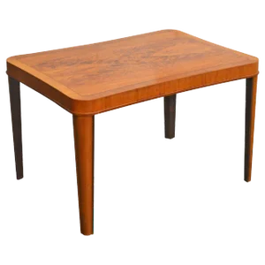 Swedish Art Moderne Walnut Intarsia Coffee or Side Table