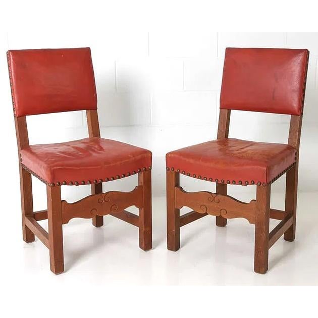A set of 8 fabulous Mid Century Modern Danish dining chairs. The chairs are solid and well made and are constructed of...