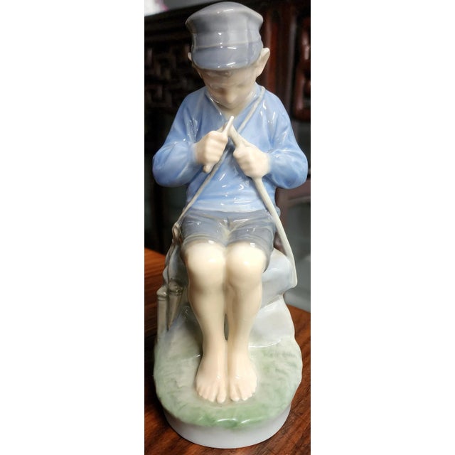 Royal Copenhagen Danish Hand-Painted Fine Porcelain Figurine For Sale - Image 10 of 13