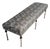 White Bronze Organic Form Bench, Sorgue Bench For Sale