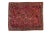 Textile Vintage Fine American Sarouk Square Rug Mat - 2' X 2'4" For Sale - Image 7 of 7