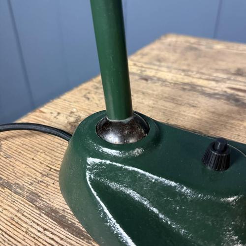 Bauhaus Dark Green Desk Lamp, 1930s For Sale - Image 7 of 18
