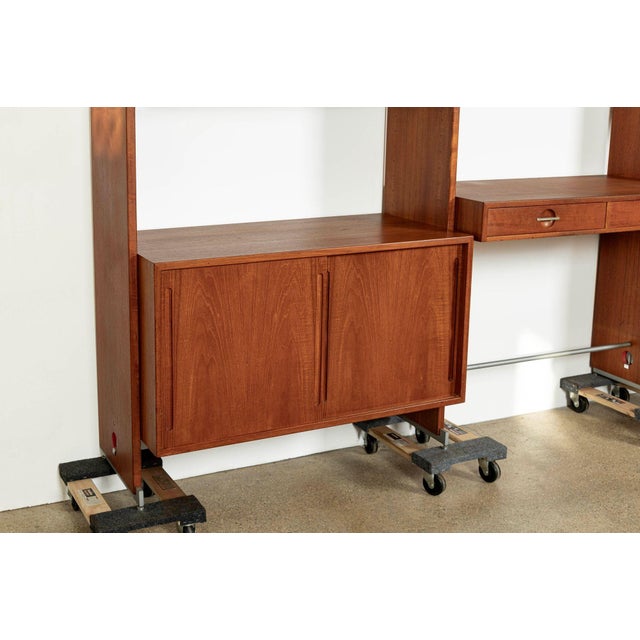 Mid-Century Modern Teak Wall Unit Bookcase Ry100 by Hans Wegner for Ry Møbler, 1960s For Sale - Image 16 of 18
