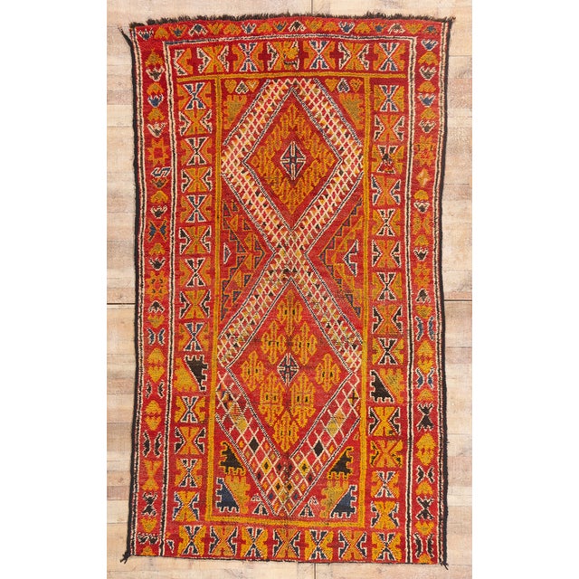 Vintage Beni M'Guild Moroccan Rug, 05'11 X 10'01 For Sale - Image 10 of 10