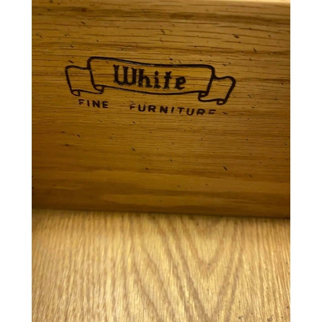 Dutch Rococo Style Chinoiserie Walnut Serpentine Bombe Chest by White Furniture For Sale In Atlanta - Image 6 of 7