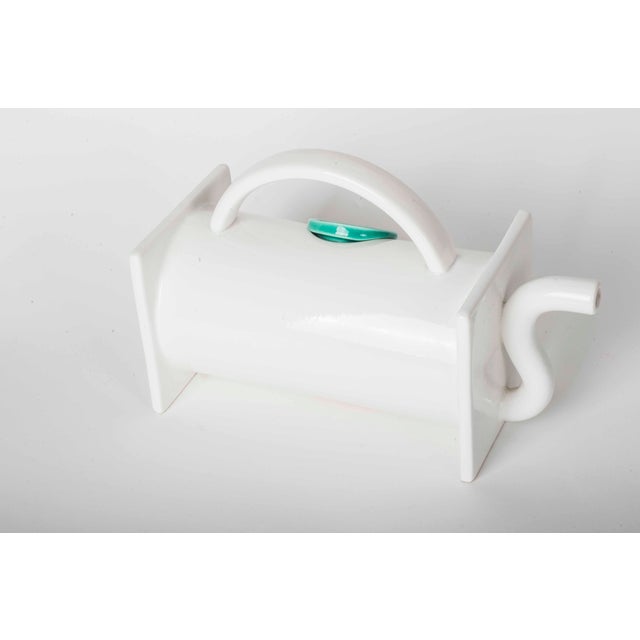 Postmodern teapot from the hollywood collection, designed by marco zanini and produced by flavia/bitossi in montelupo,...