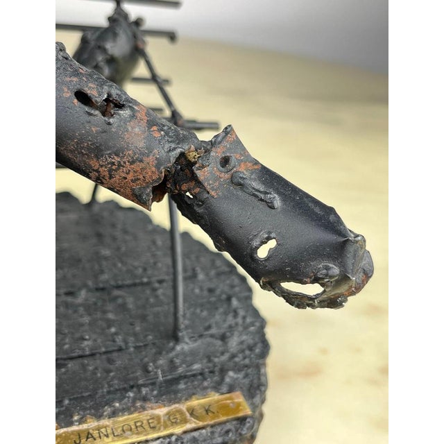 Brutalist Iron Sculpture by Janlorè G. K. K., Italy, 1970s For Sale - Image 4 of 18